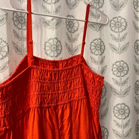 A New Day Vibrant Coral Maxi Dress XL - Picture 5 of 6
